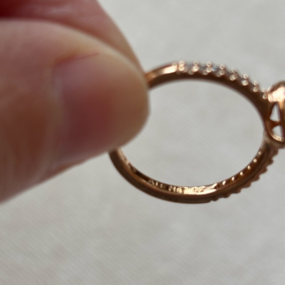 Beautiful Pandora rings worn separately or as shown. Size 52(6) - Picture 5 of 7